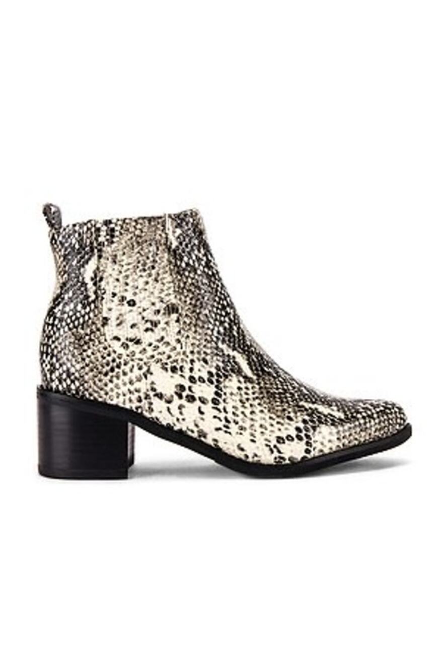 Blondo Elvina Natural Snake Waterproof Western Booties 8.5 W